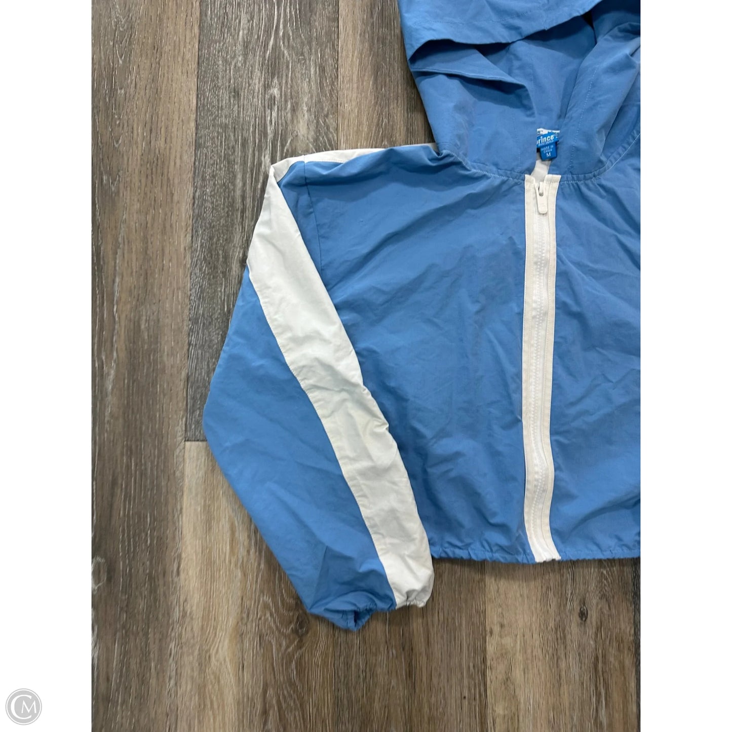 Jacket Windbreaker By Prince In Blue, Size: M