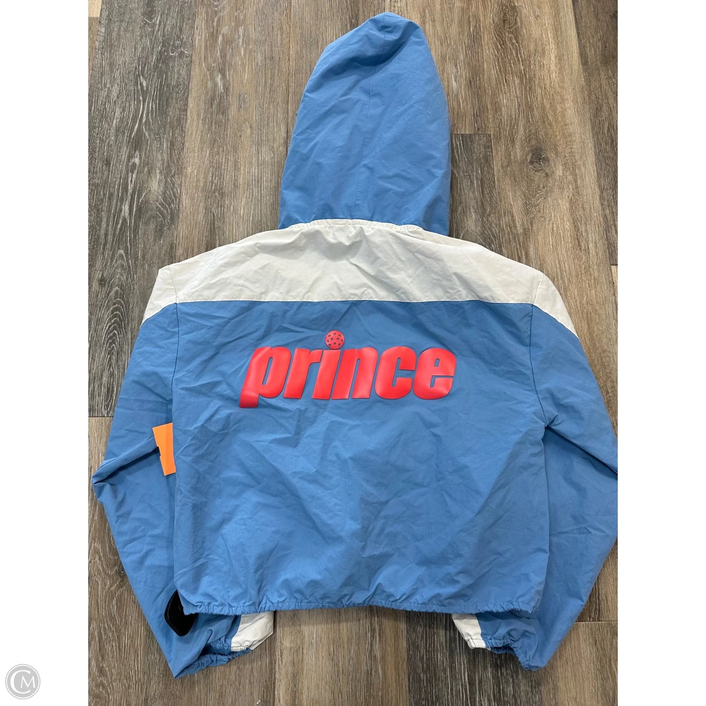 Jacket Windbreaker By Prince In Blue, Size: M