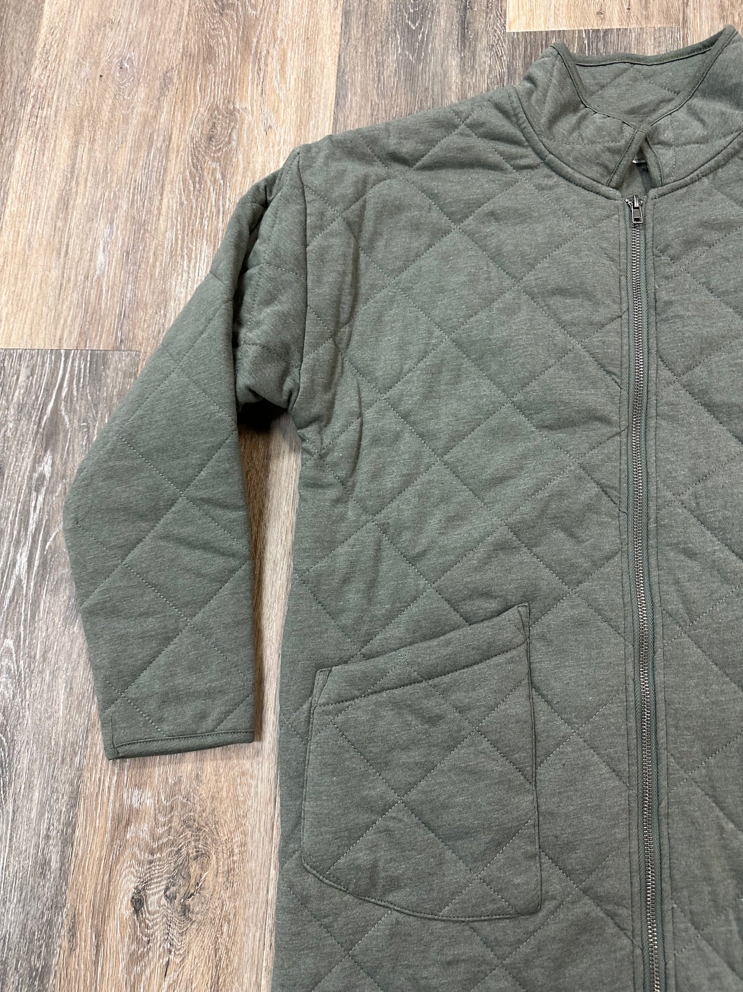 Jacket Puffer & Quilted By Z Supply In Green, Size: S