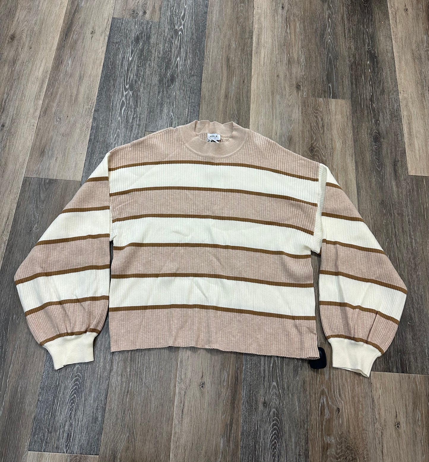 Sweater By Gilli In Tan, Size: L