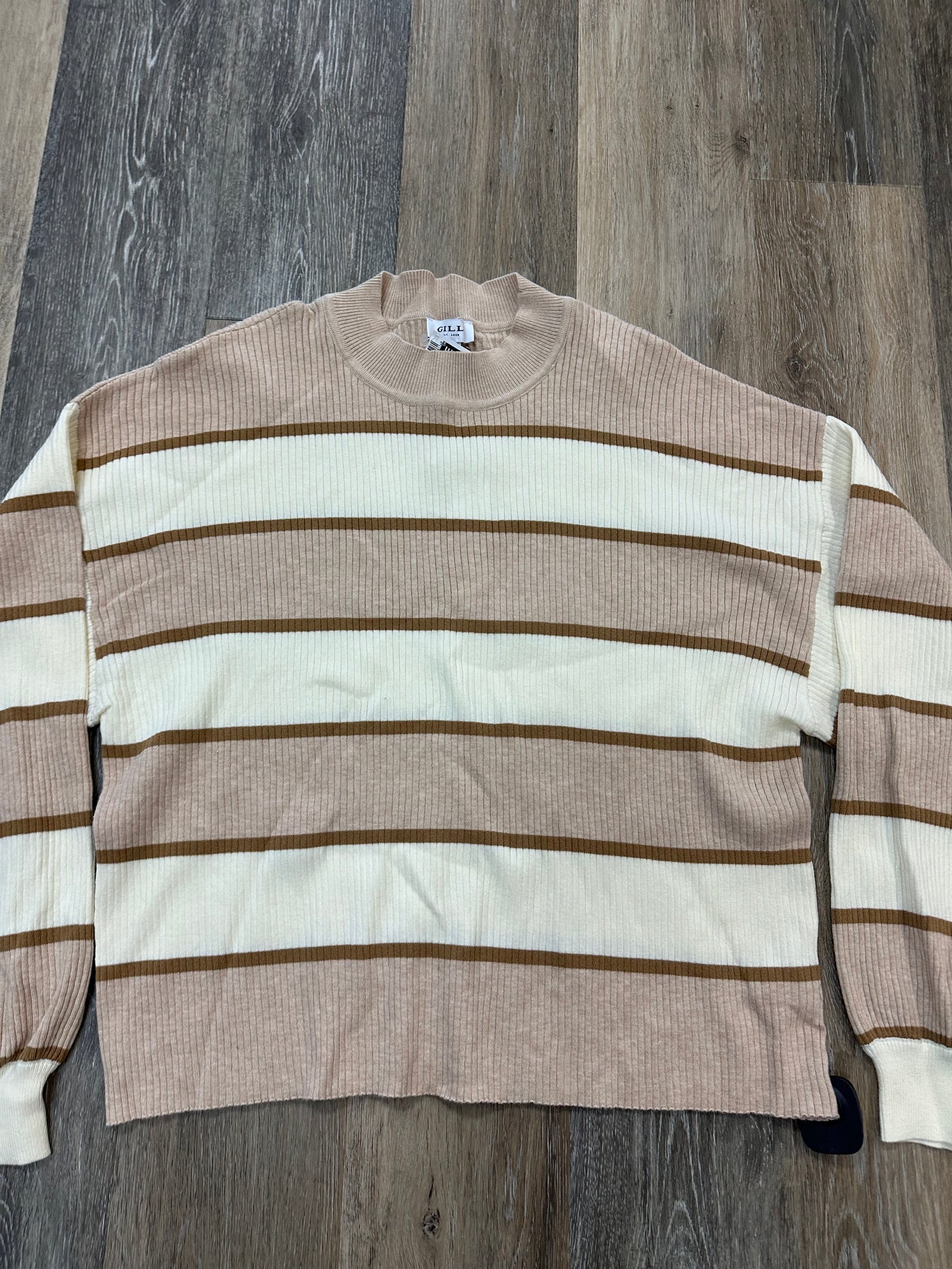 Sweater By Gilli In Tan, Size: L