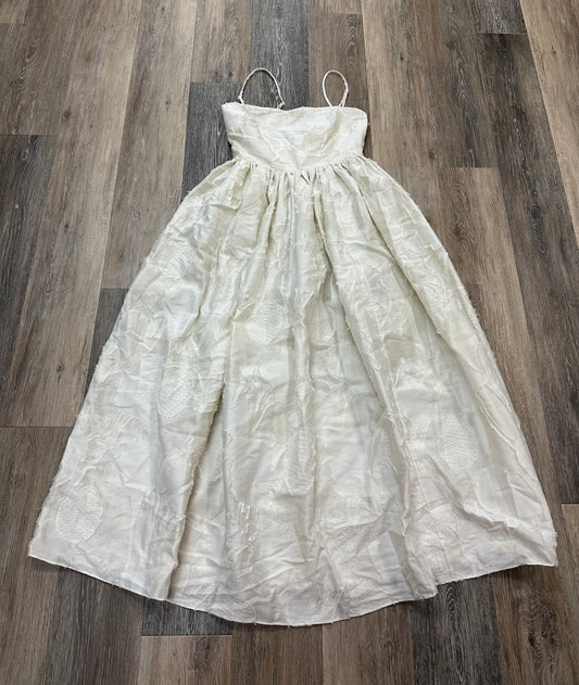 Cream Dress Casual Midi H&m, Size Xs