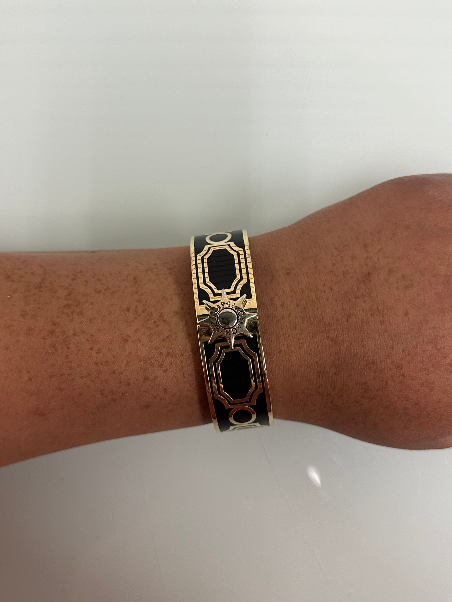 Black & Gold Bracelet Designer Coach