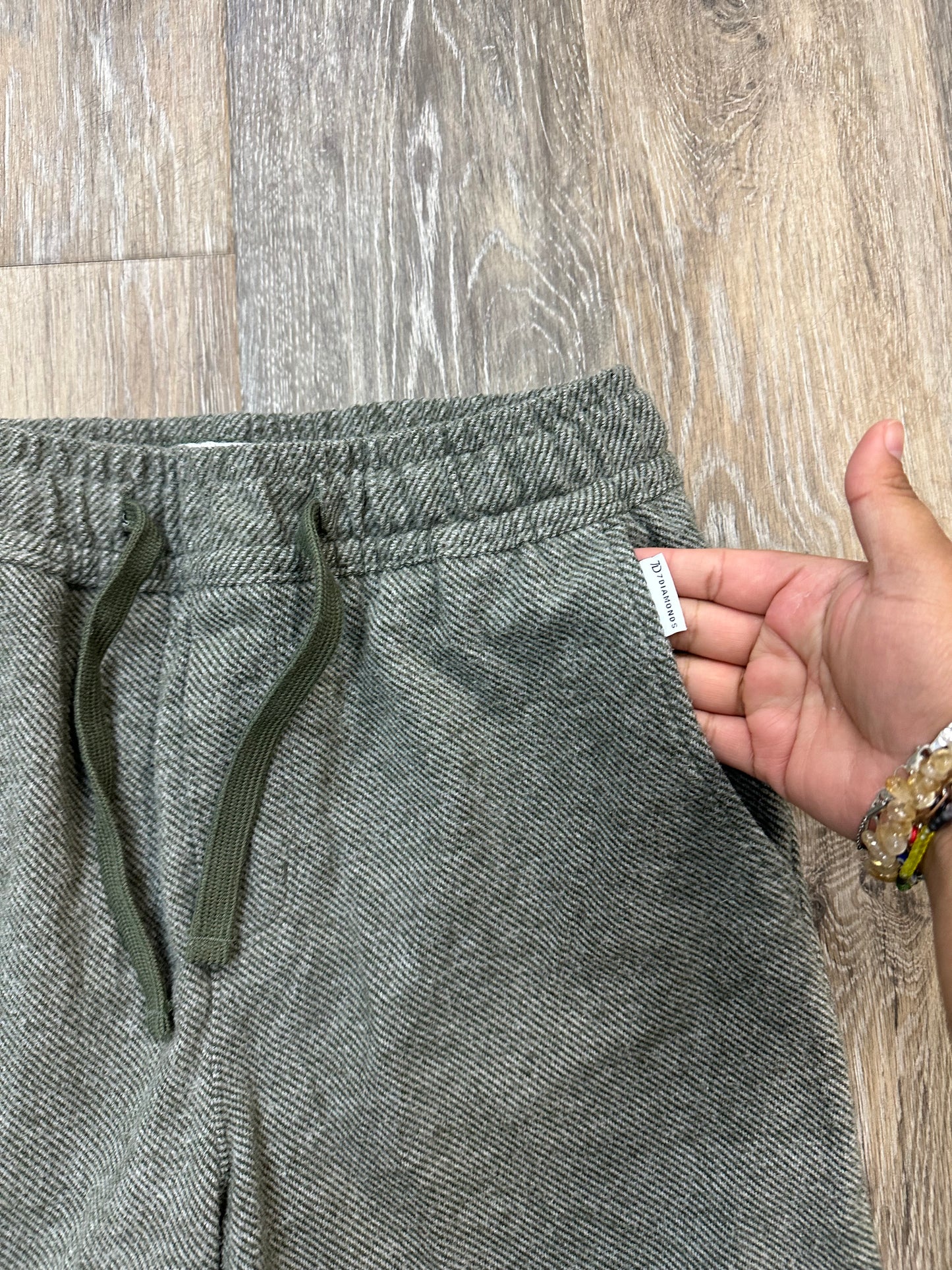 Athletic Pants By 7 Diamonds In Green, Size: S