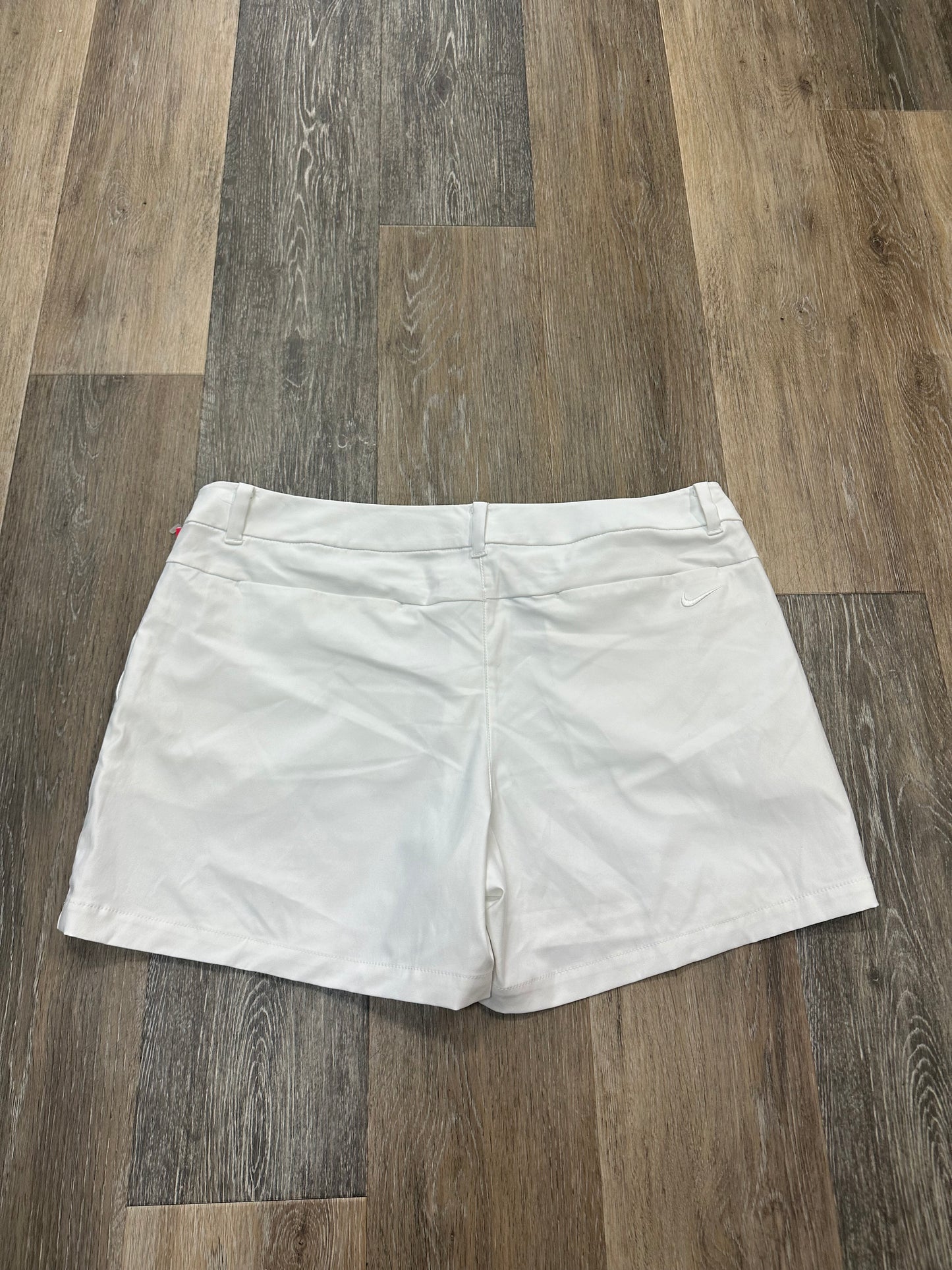 White Athletic Shorts Nike Apparel, Size 12