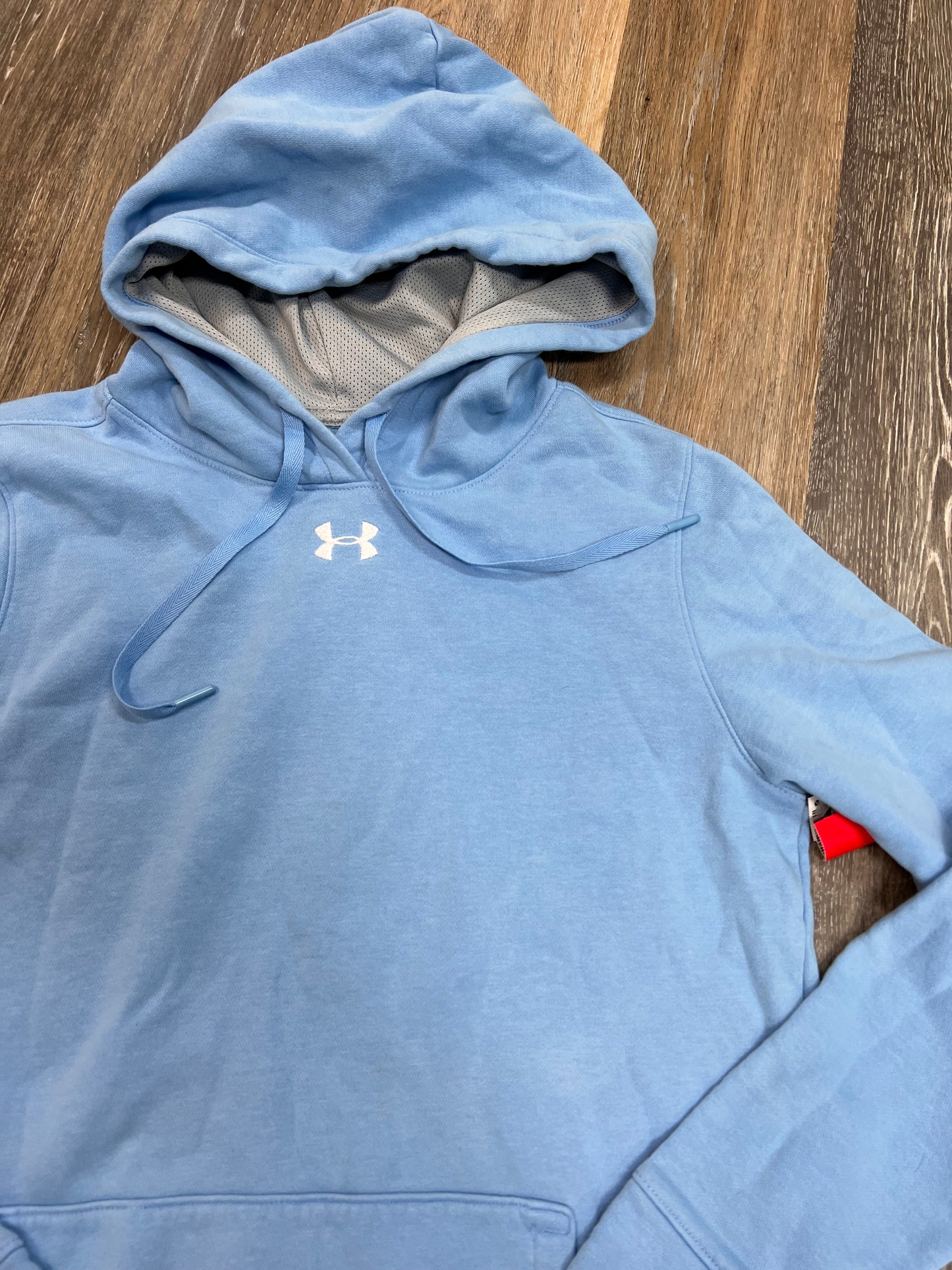 Athletic Sweatshirt Hoodie By Under Armour In Blue, Size: M