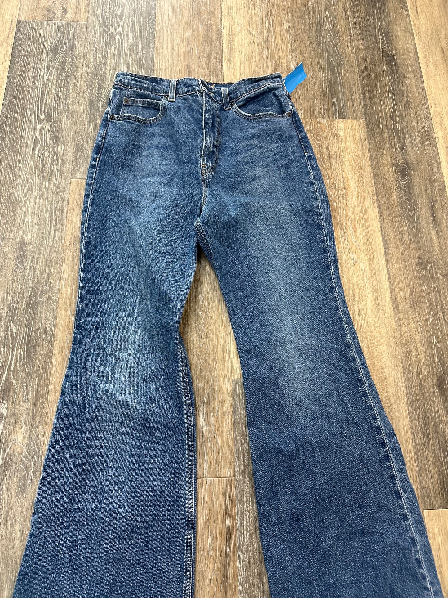 Blue Denim Jeans Flared Levis, Size 6/28