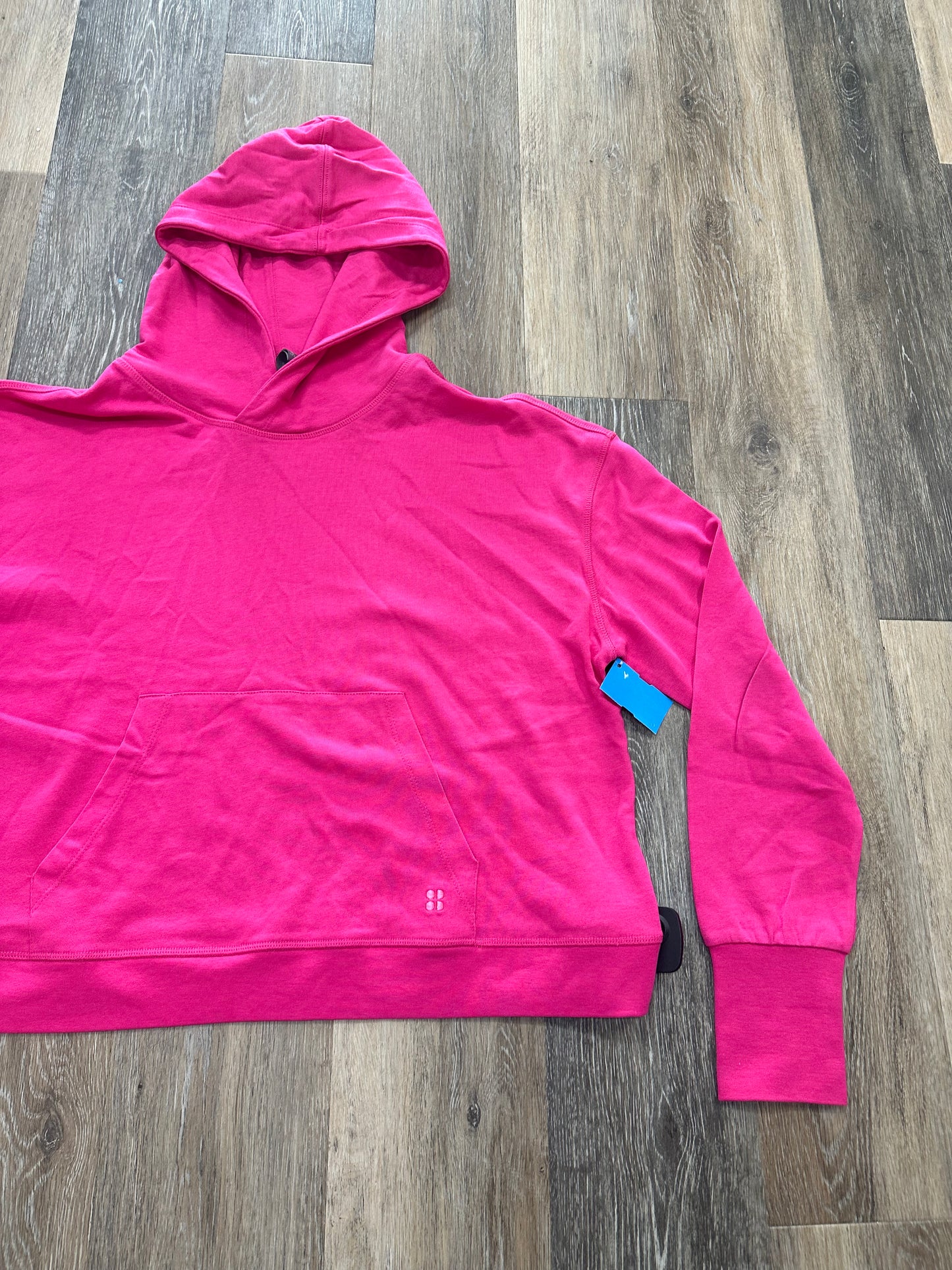 Pink Athletic Sweatshirt Hoodie Sweaty Betty, Size L