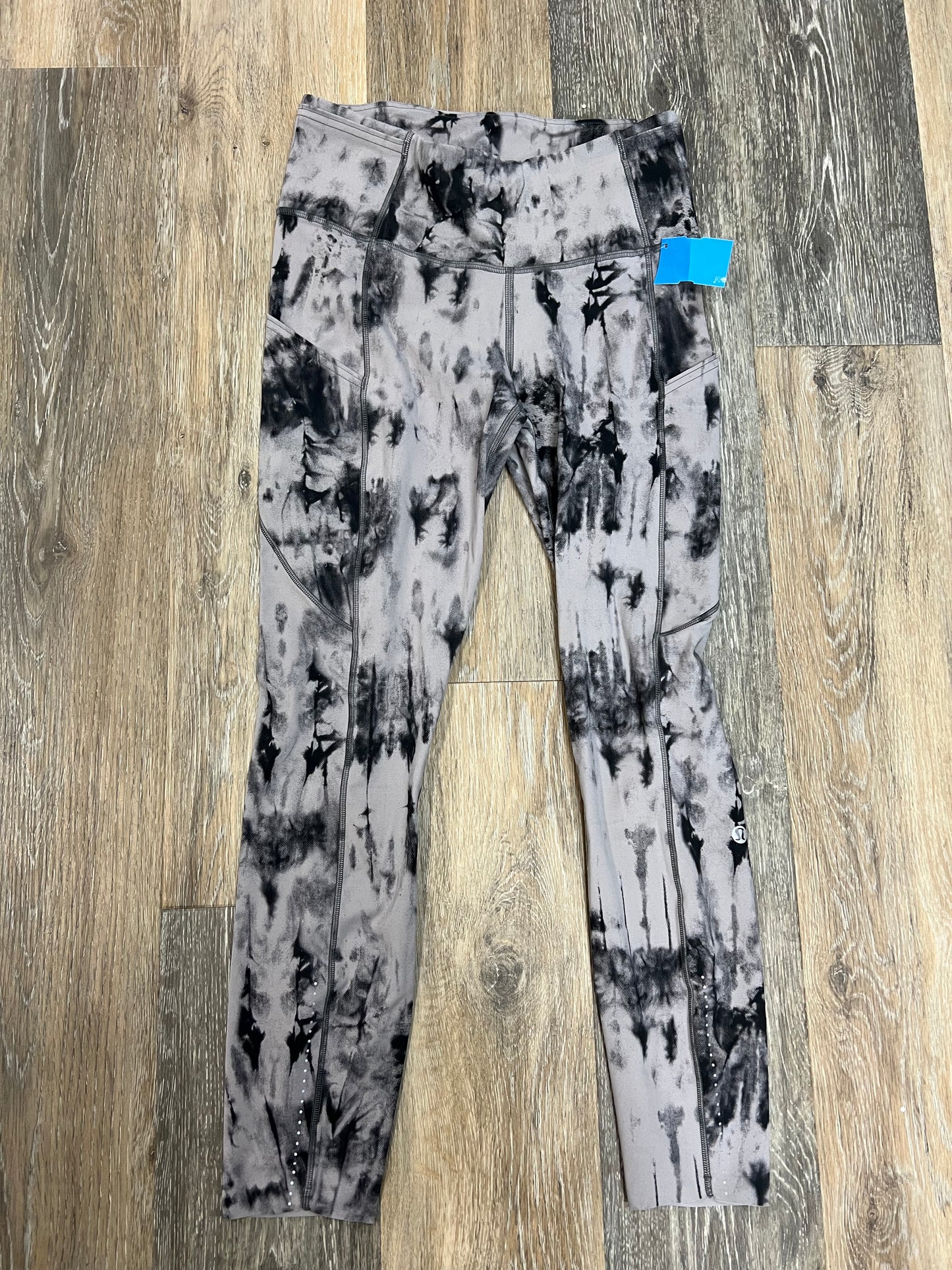 Tie Dye Print Athletic Leggings Lululemon, Size 6