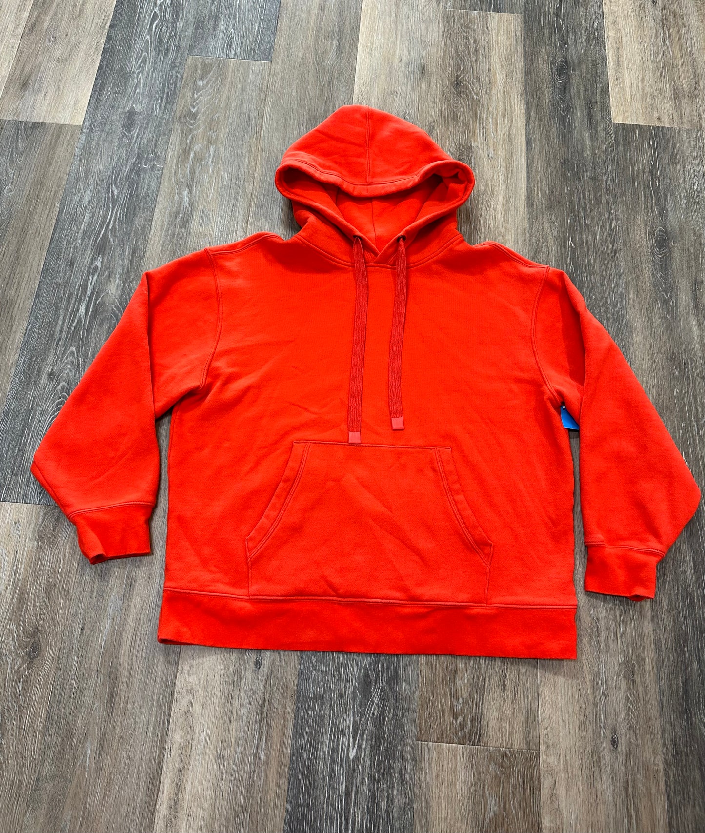 Athletic Sweatshirt Hoodie By Athleta In Orange, Size: L