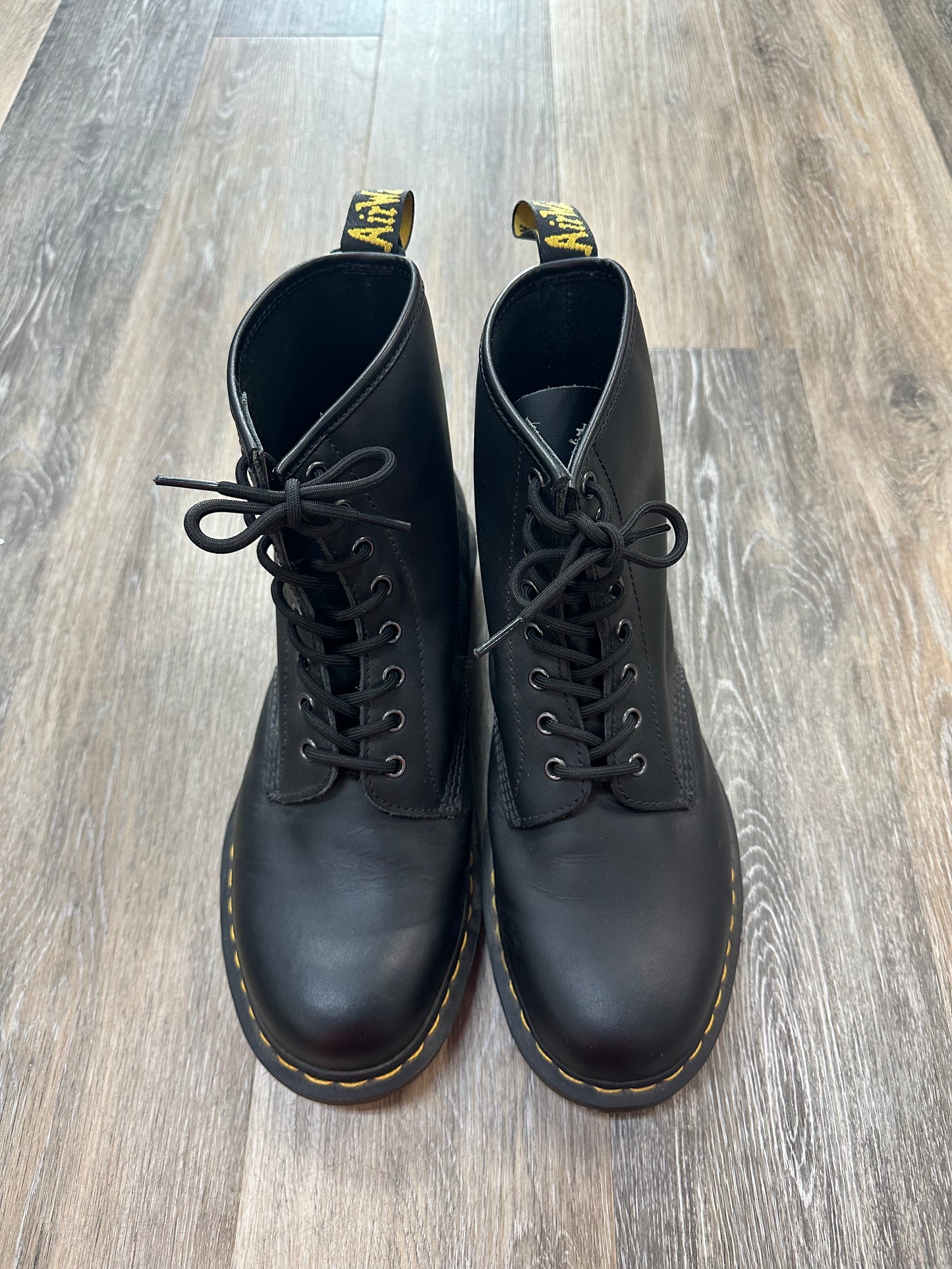 Boots Combat By Dr Martens In Black, Size: 12