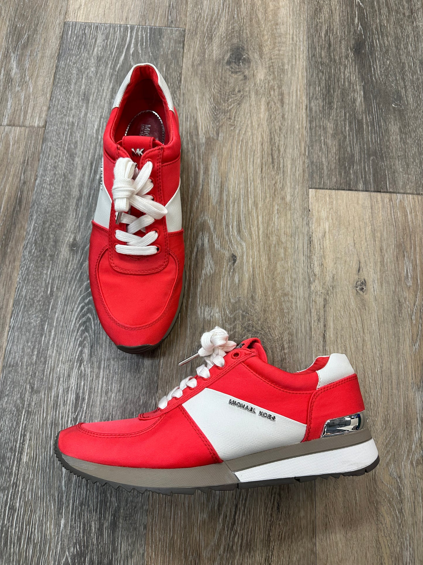 Shoes Athletic By Michael Kors In Red, Size: 8.5