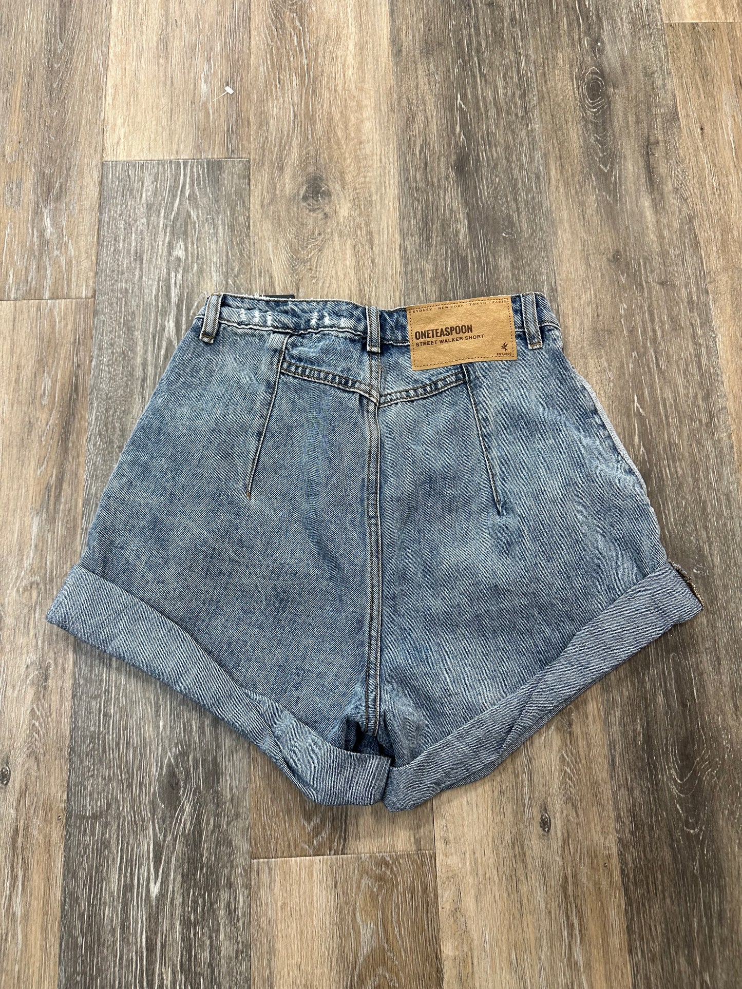 Shorts By One Teaspoon In Blue Denim, Size: 4