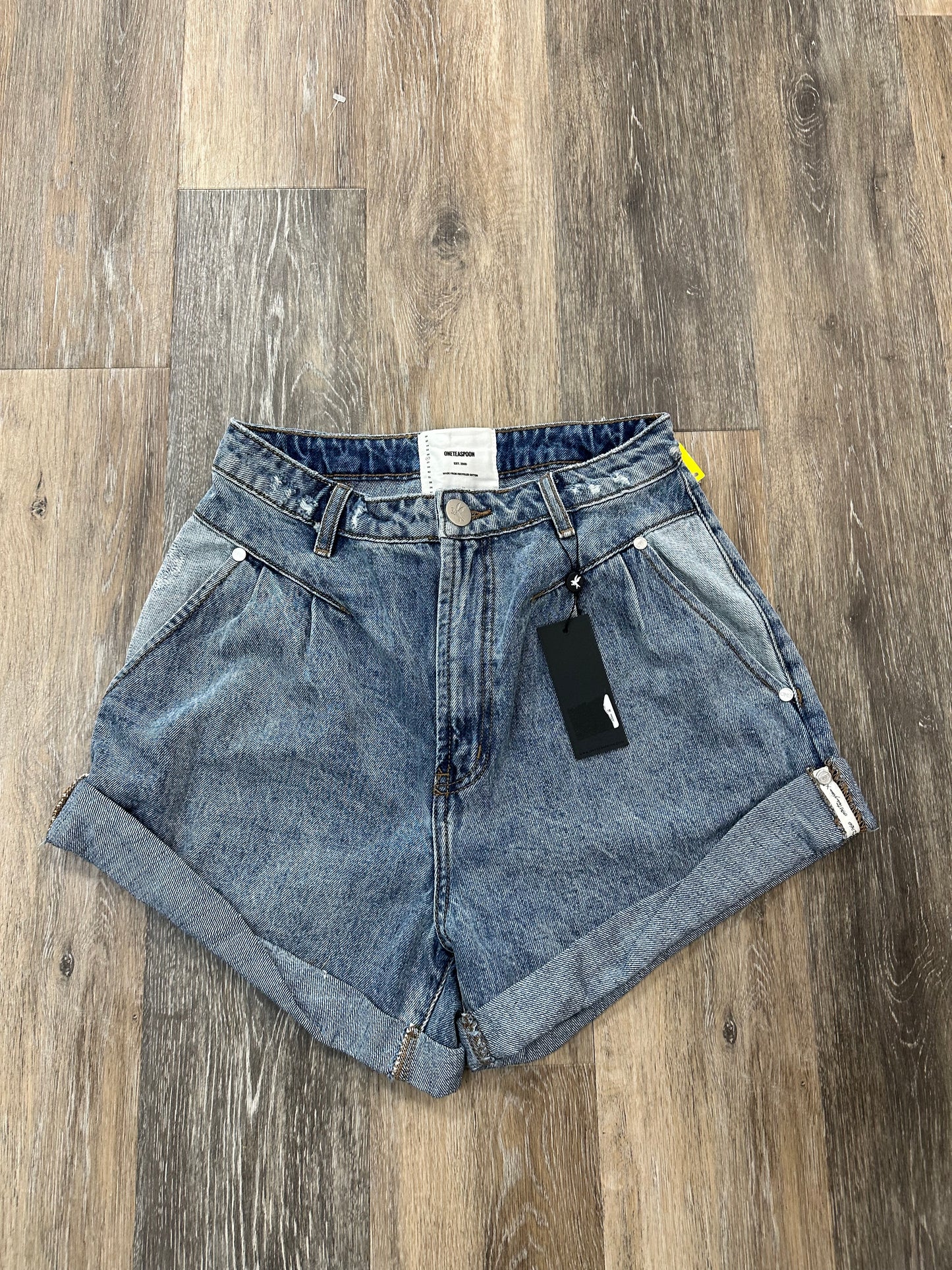 Shorts By One Teaspoon In Blue Denim, Size: 4