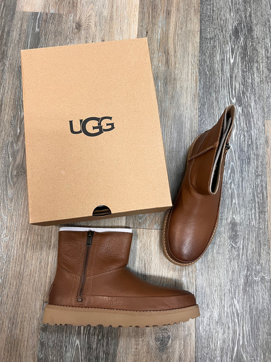 Boots Leather By Ugg In Tan, Size: 9