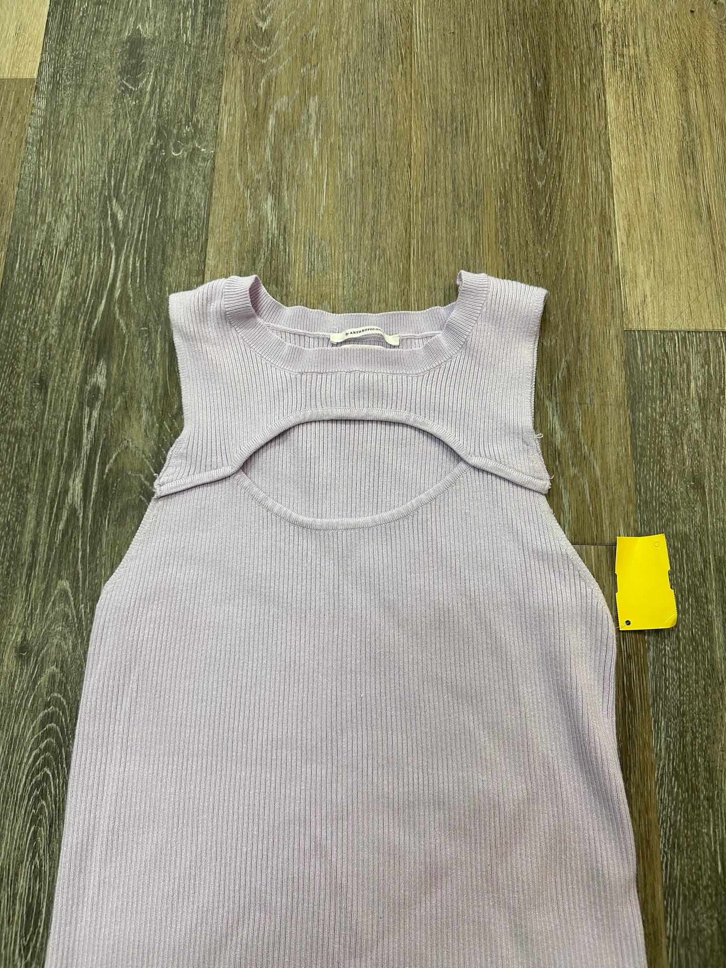 Top Sleeveless By Anthropologie In Purple, Size: L