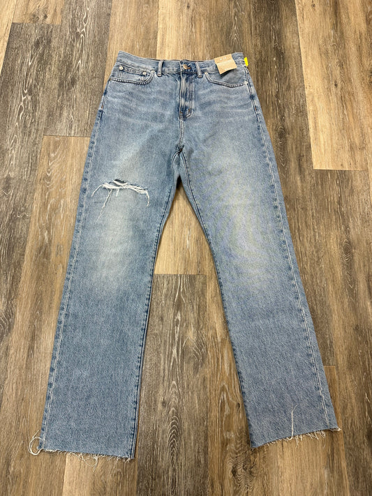 Jeans Straight By Madewell In Blue Denim, Size: 6/28