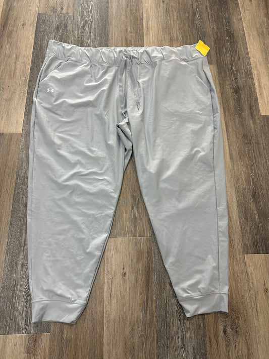 Athletic Pants By Under Armour In Grey, Size: 3x