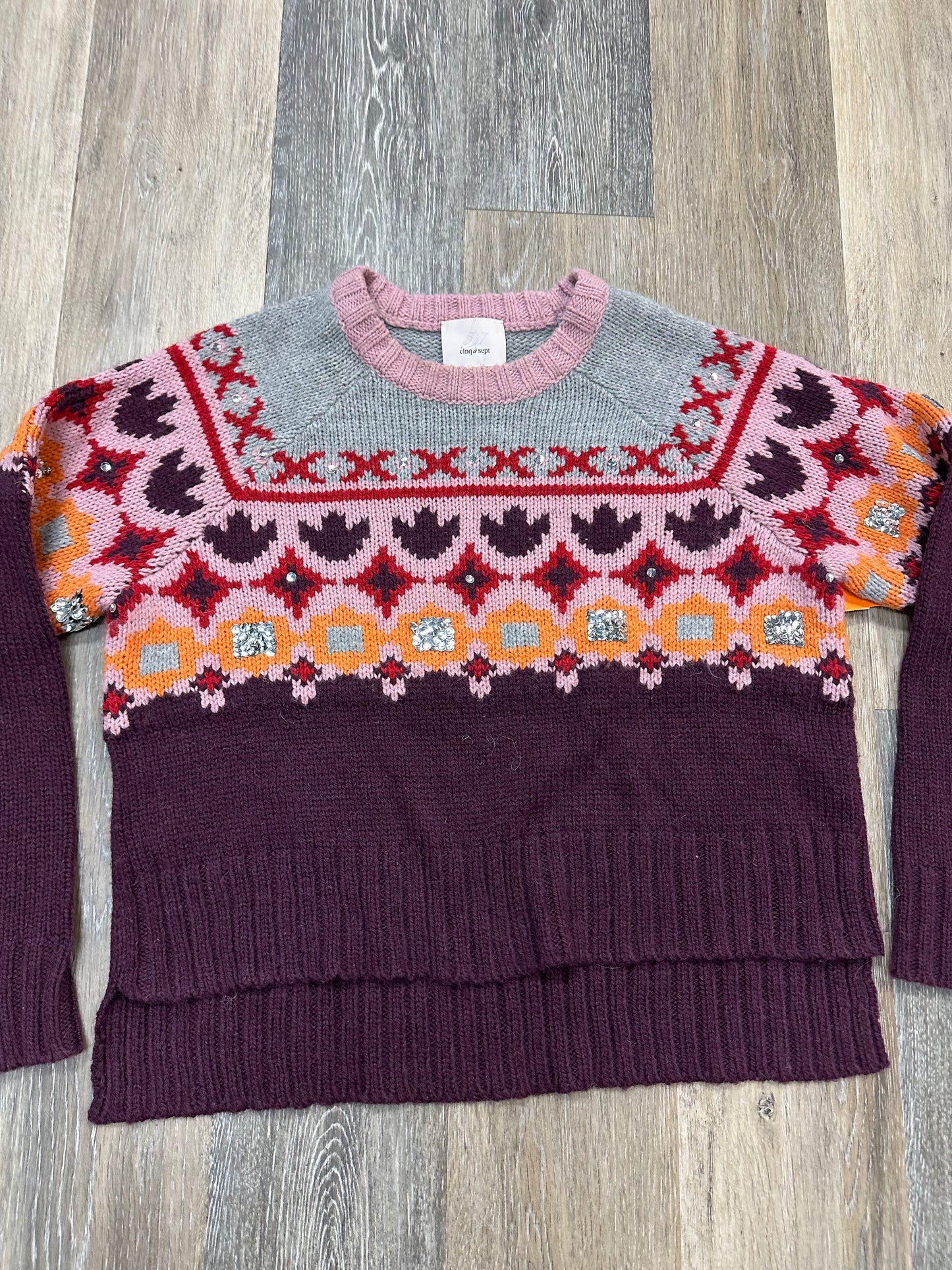 Sweater By Cinq A Sept In Multi-colored, Size: S