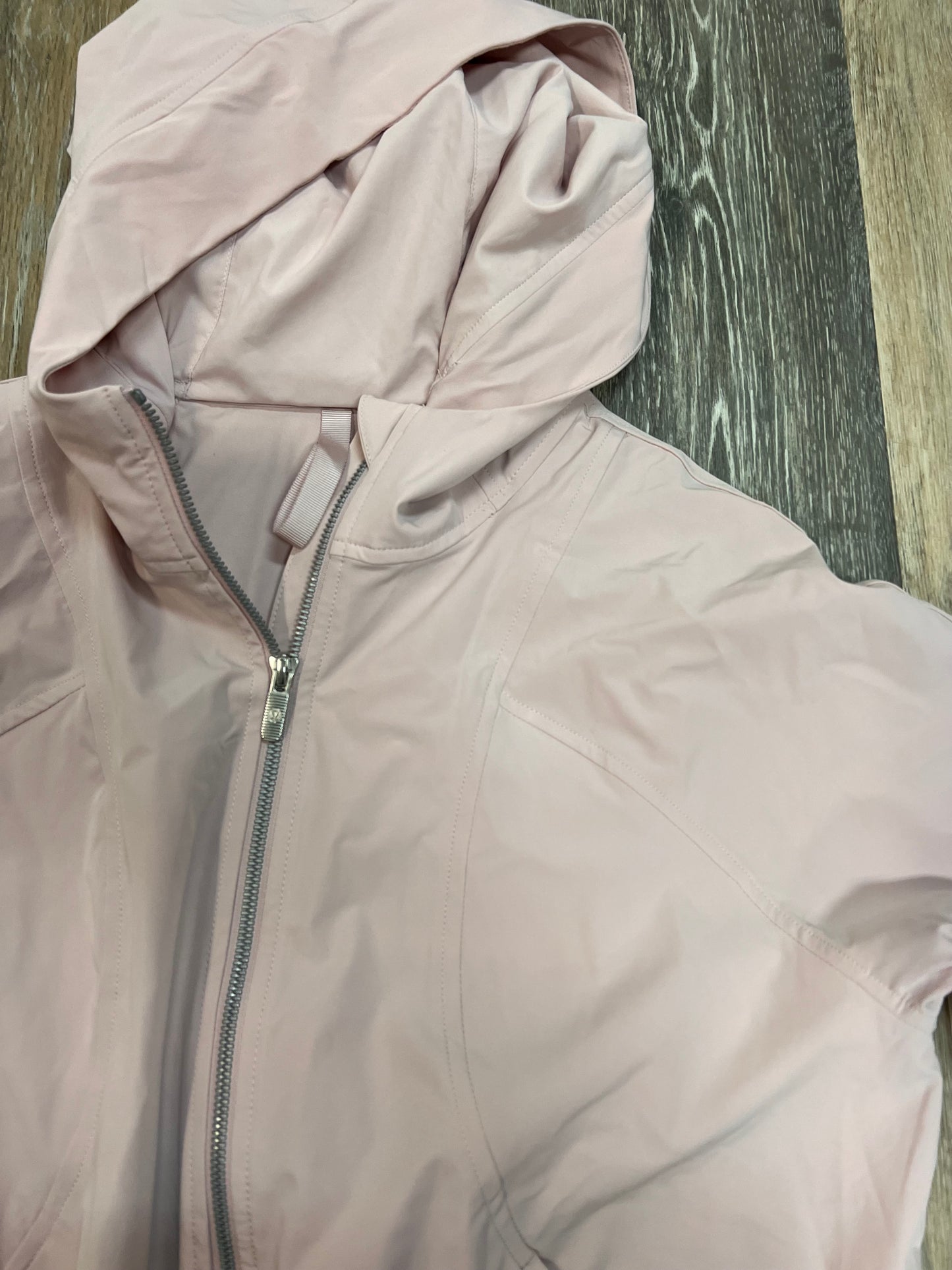 Athletic Jacket By Lululemon In Pink, Size: 10