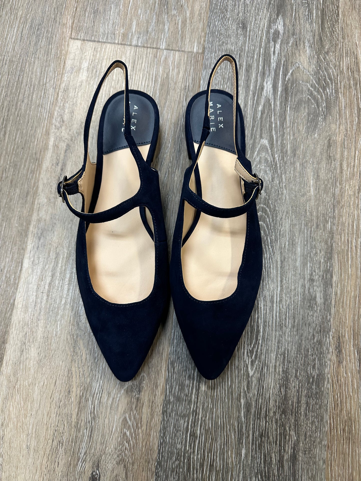 Shoes Flats By Alex Marie In Navy, Size: 9