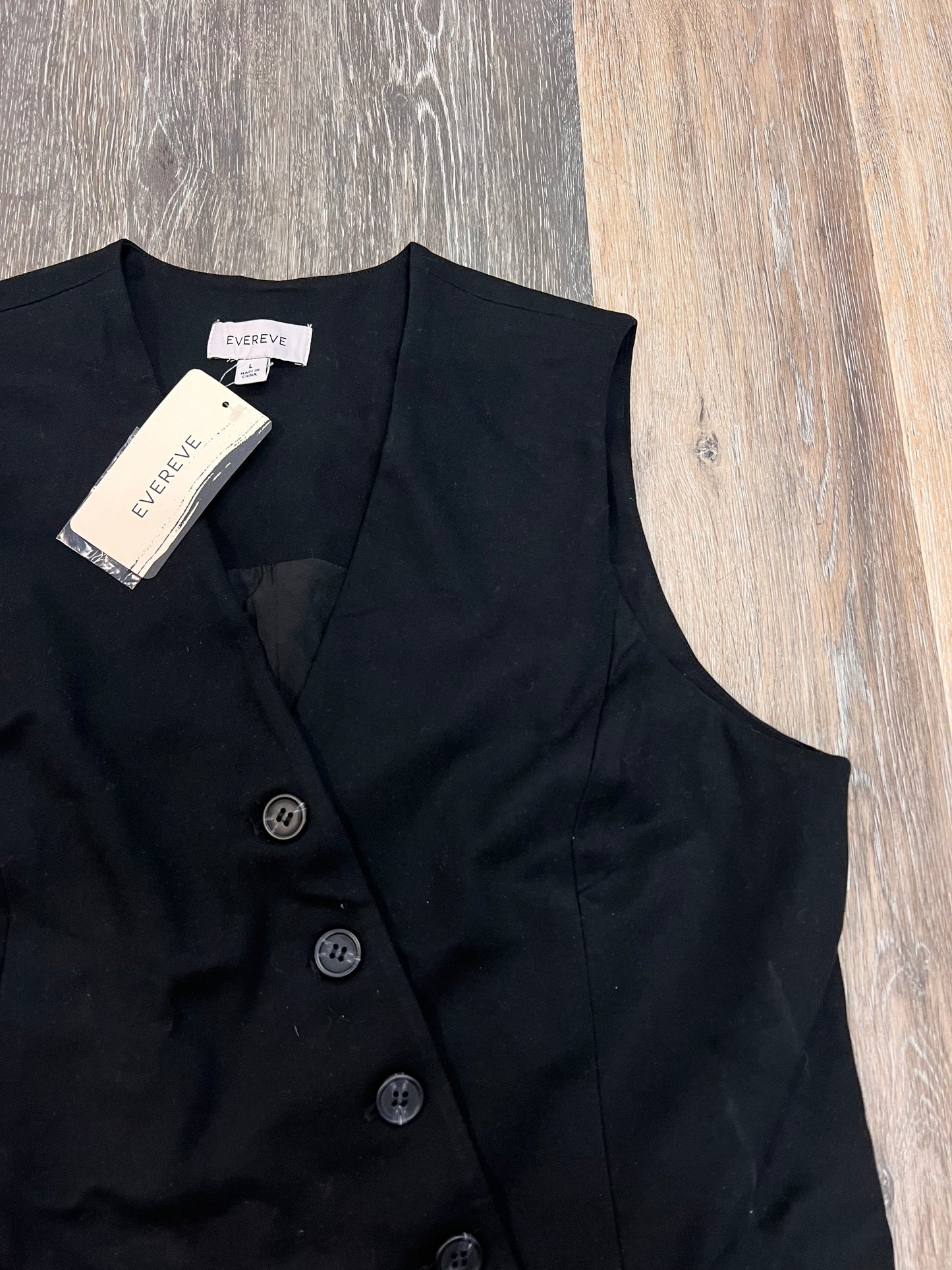 Vest Other By Evereve In Black, Size: L