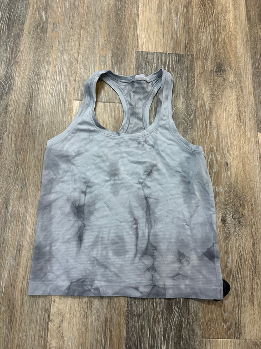 Athletic Tank Top By Lululemon In Grey, Size: 6