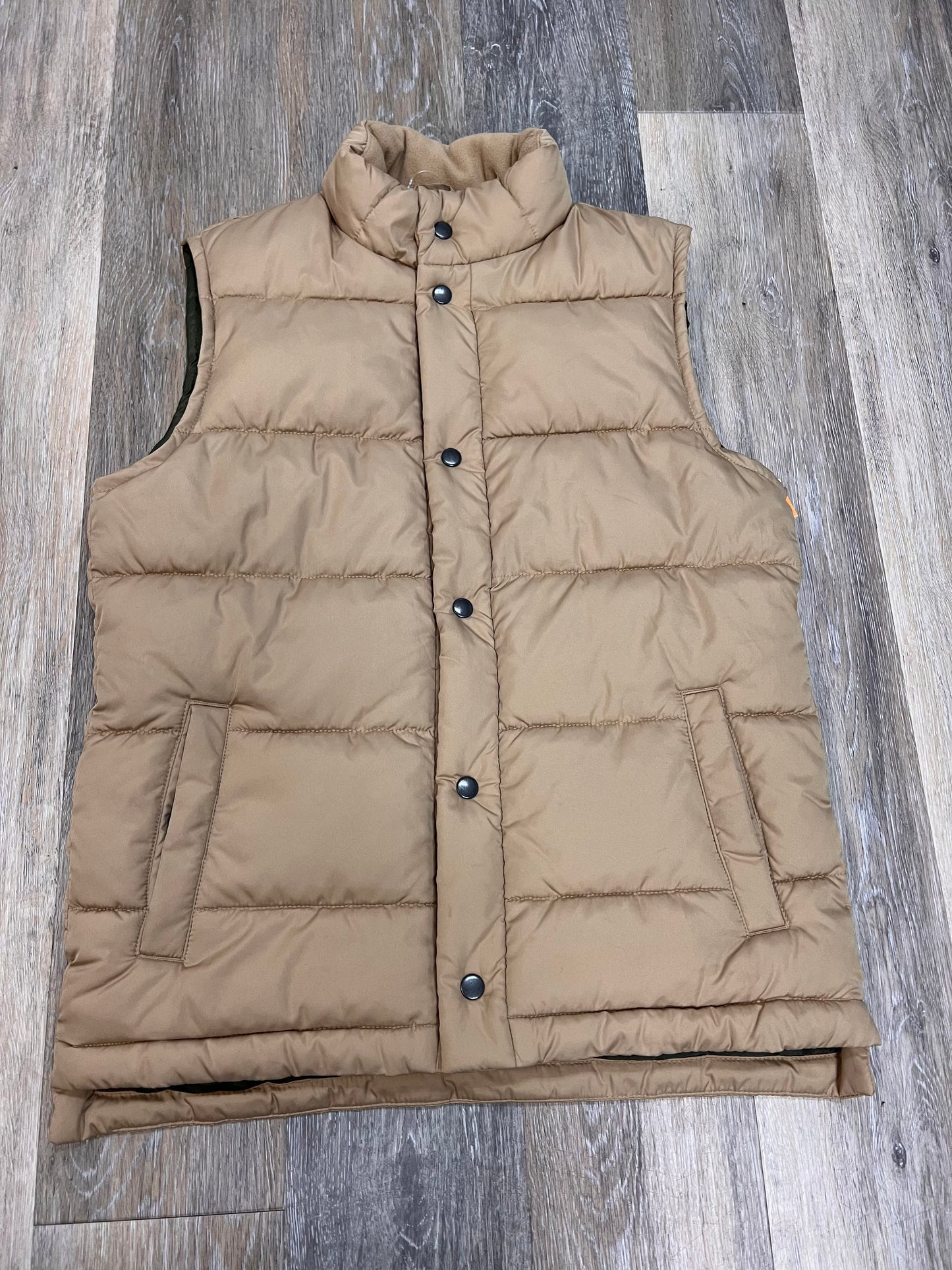 Vest Puffer & Quilted By Gap In Tan, Size: Xs