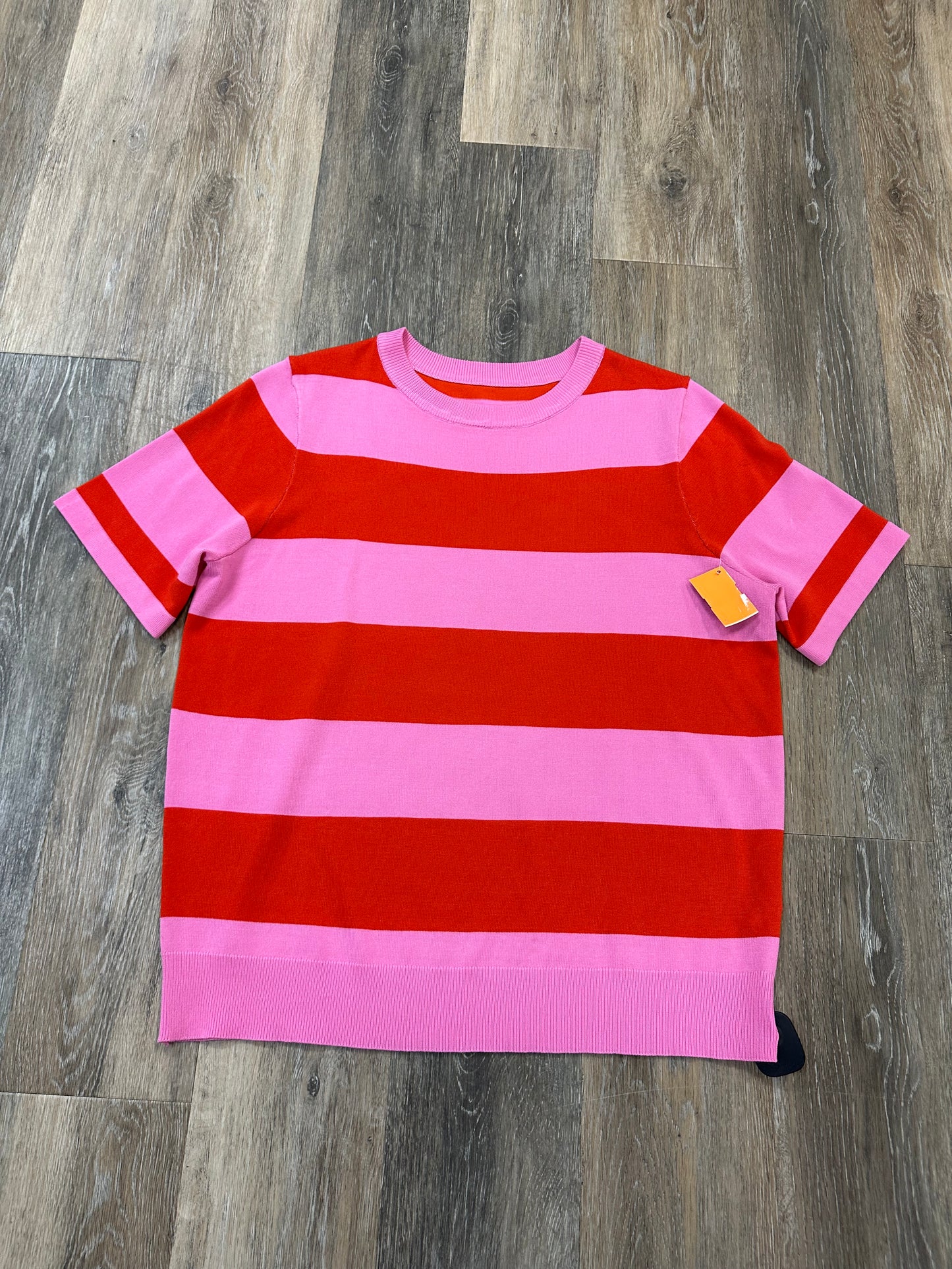 Top Short Sleeve By Clothes Mentor In Striped Pattern, Size: Xl