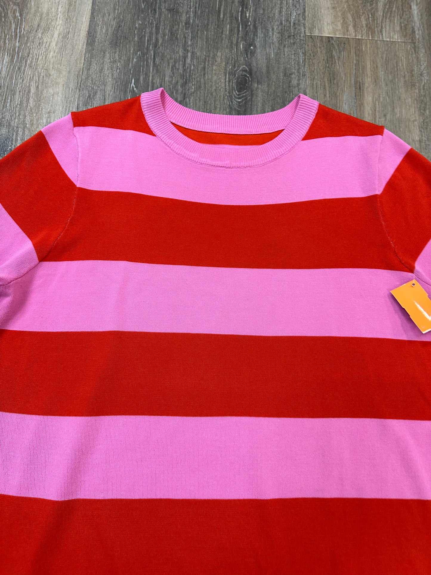 Top Short Sleeve By Clothes Mentor In Striped Pattern, Size: Xl