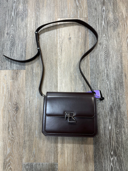 Handbag Leather By Ralph Lauren Collection, Size: Medium