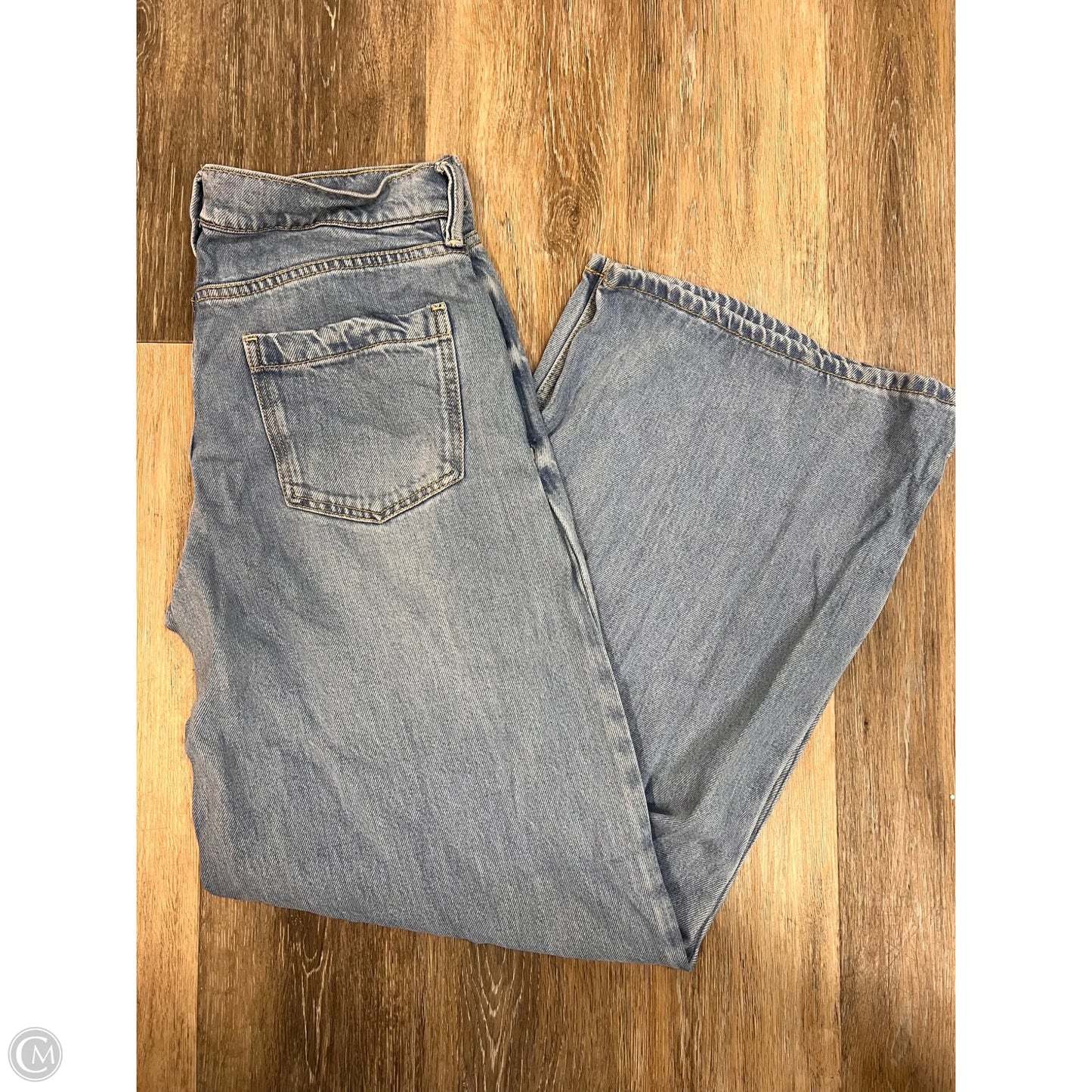 Jeans Wide Leg By Lucky Brand In Blue Denim, Size: 6/28