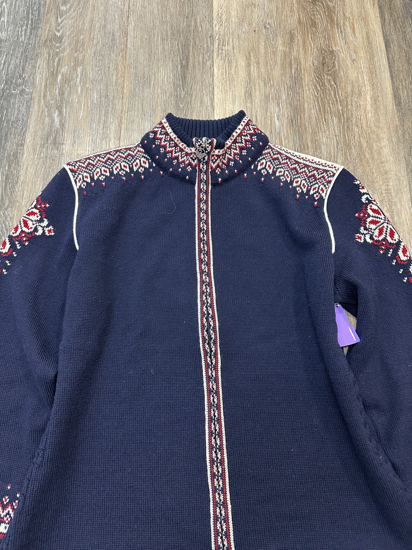 Sweater Cardigan By Dale of Norway In Navy, Size: L