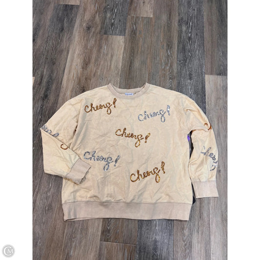 Top Long Sleeve By White Birch In Yellow, Size: L