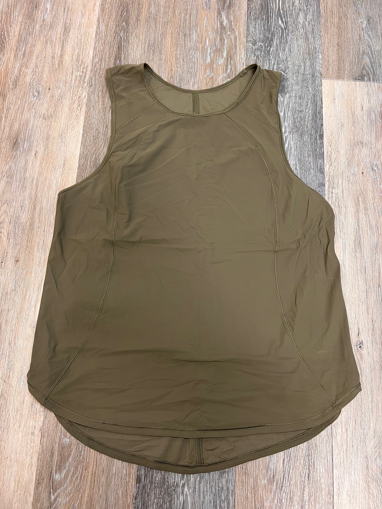 Athletic Tank Top By Lululemon In Green, Size: 12