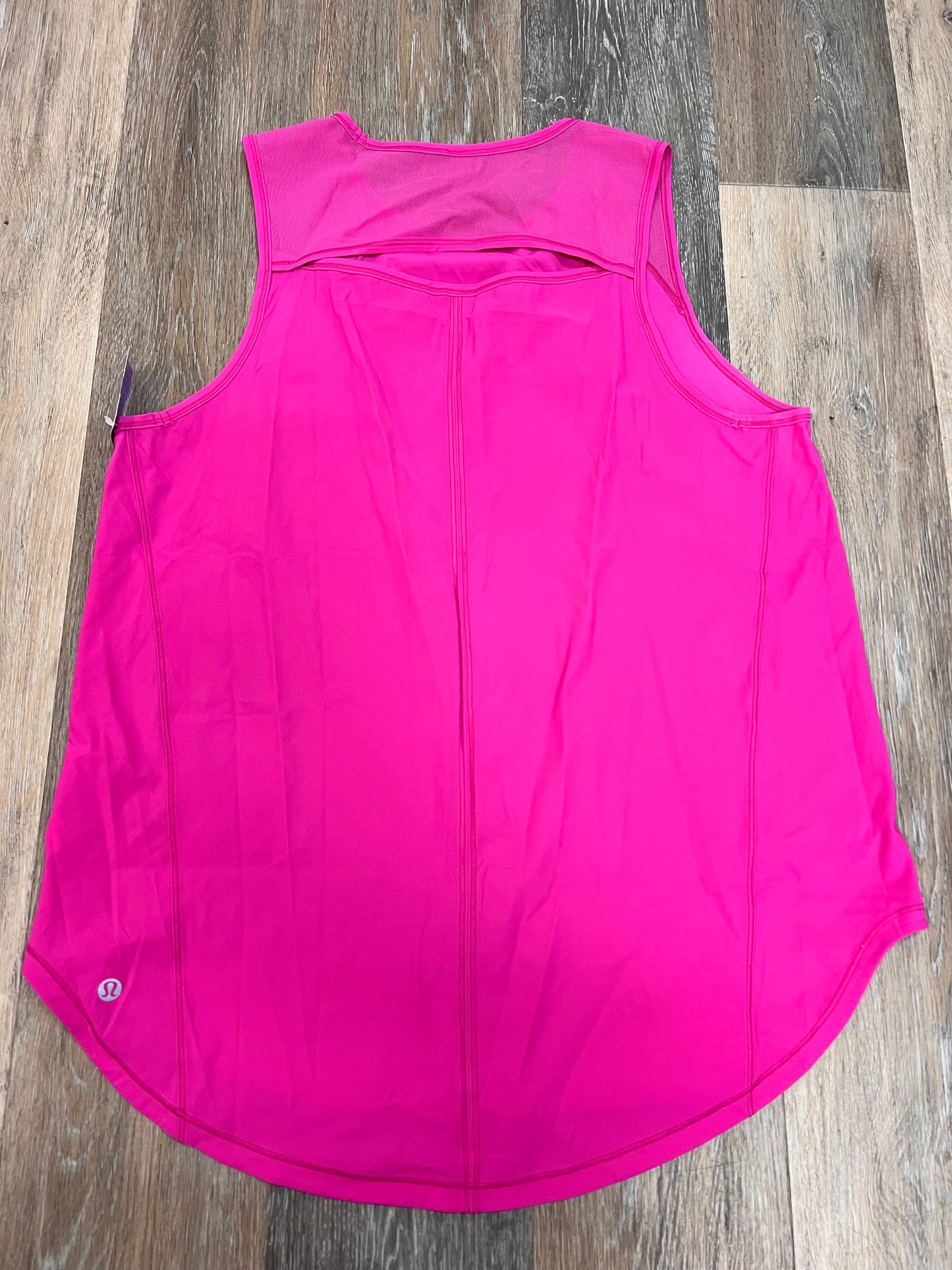 Athletic Tank Top By Lululemon In Pink, Size: 12