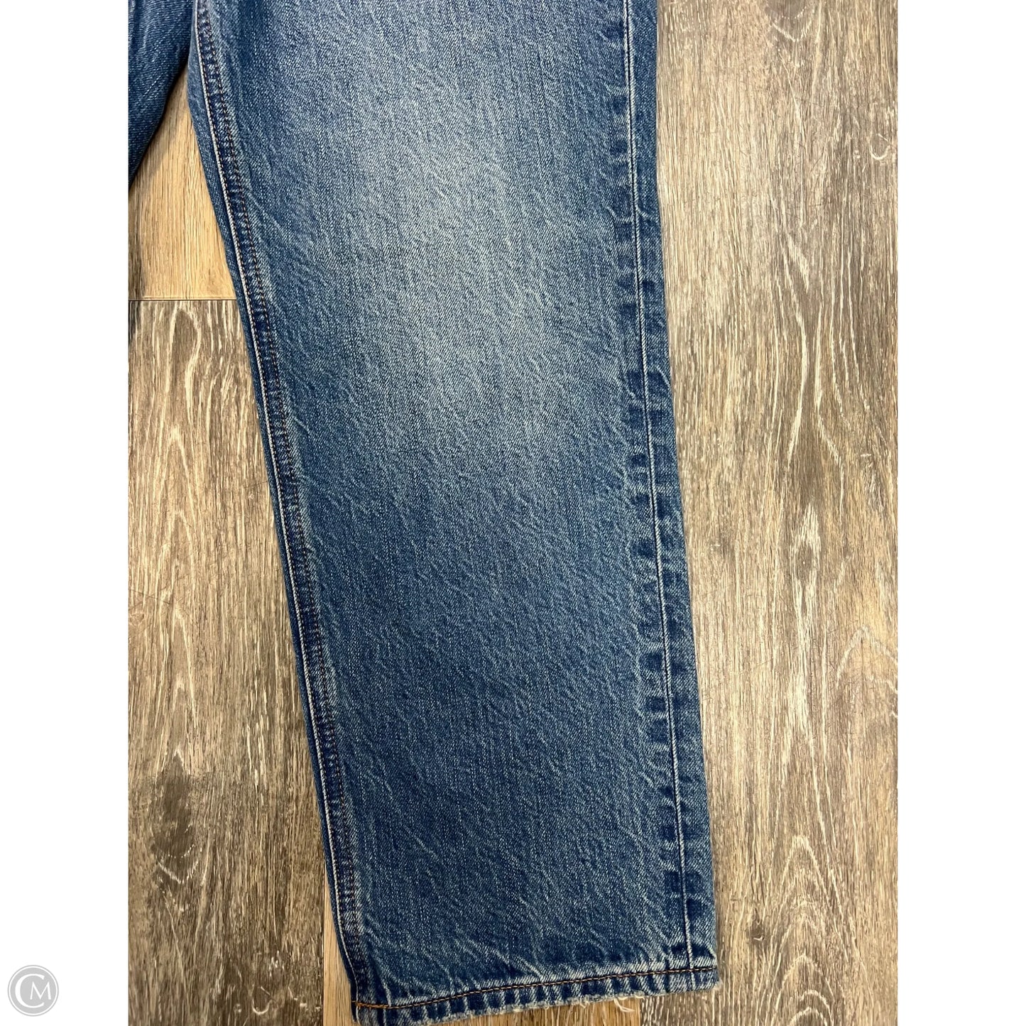 Jeans Straight By J. Crew In Blue Denim, Size: 6/28