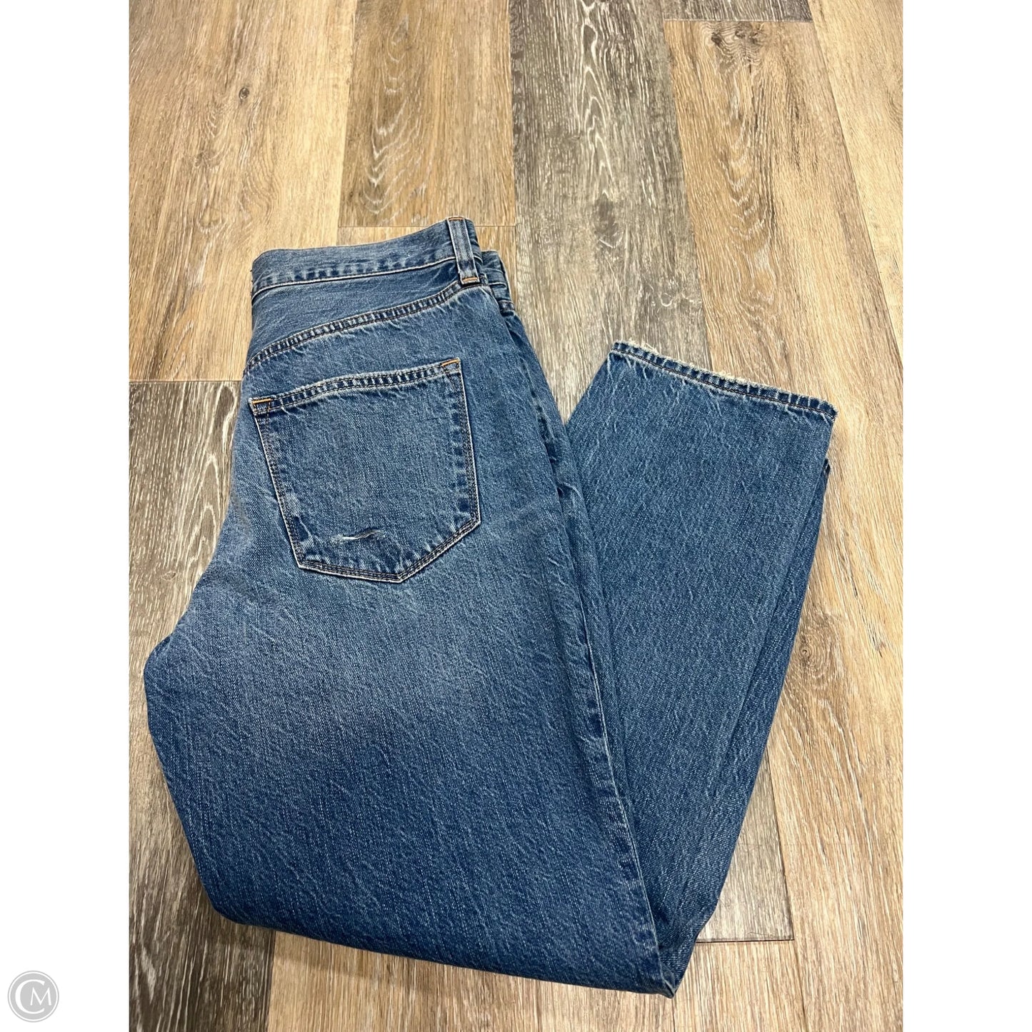 Jeans Straight By J. Crew In Blue Denim, Size: 6/28