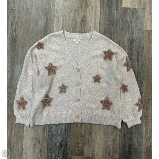 Sweater Cardigan By Maurices In Pink, Size: L