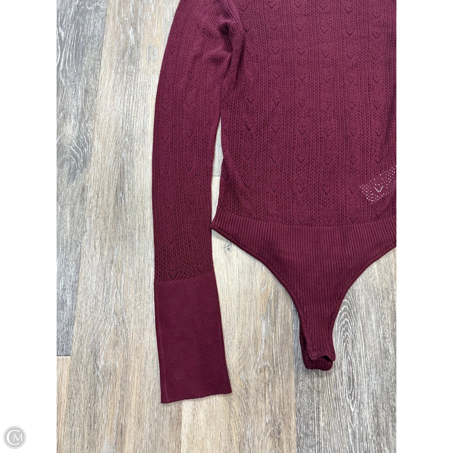 Bodysuit By Free People In Maroon, Size: L