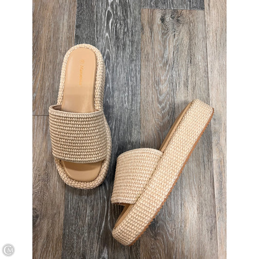 Sandals Flats By Monroviol In Tan, Size: 11