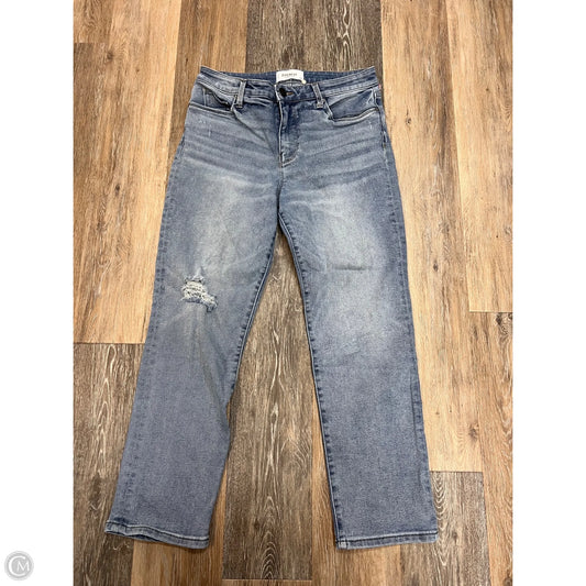 Jeans Straight By Evereve In Blue Denim, Size: 8/29