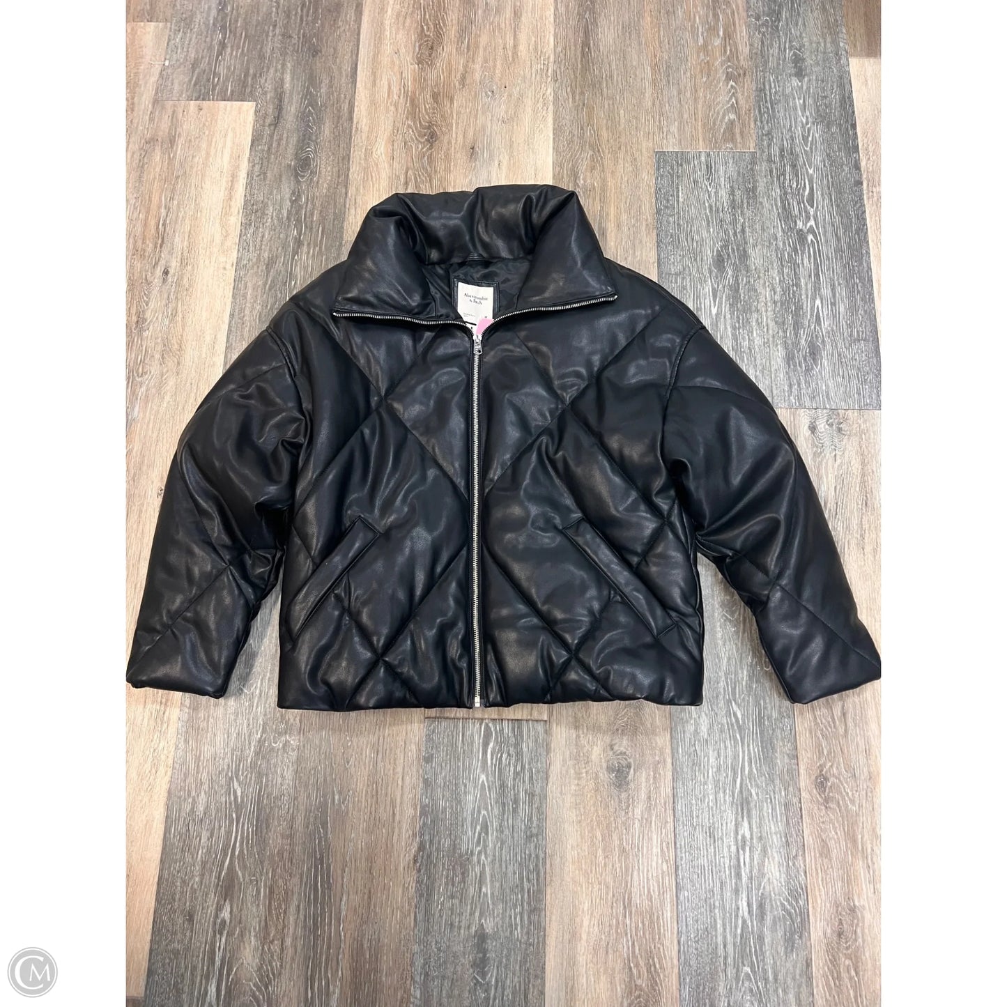 Coat Puffer & Quilted By Abercrombie And Fitch In Black, Size: M