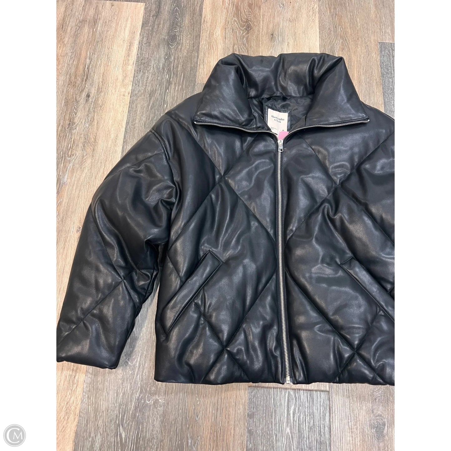 Coat Puffer & Quilted By Abercrombie And Fitch In Black, Size: M