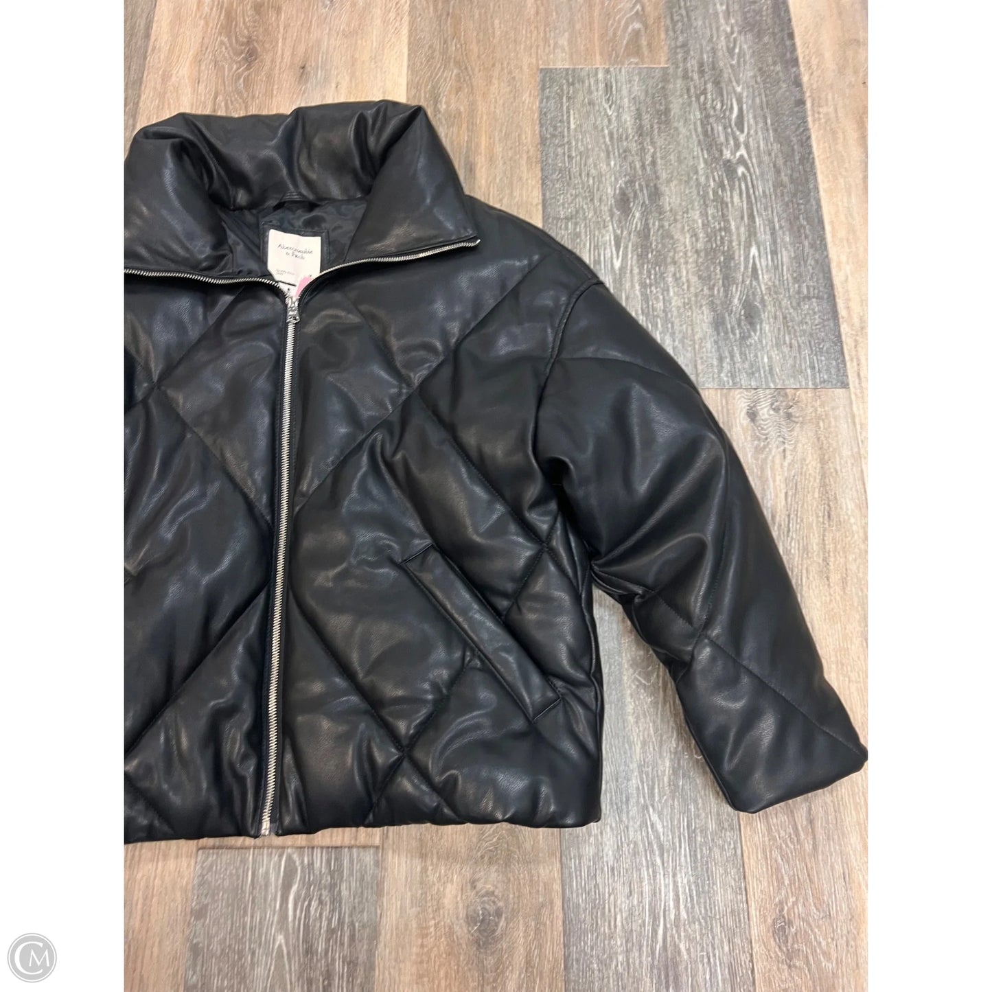 Coat Puffer & Quilted By Abercrombie And Fitch In Black, Size: M