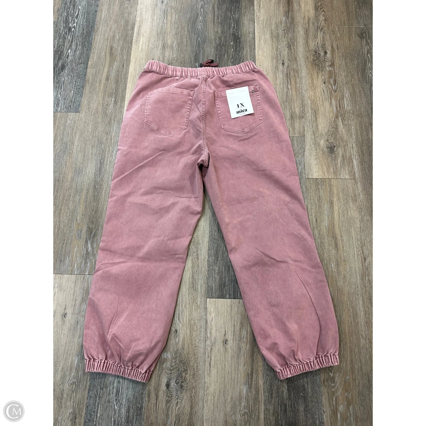 Pants Joggers By Mica In Pink, Size: 1x