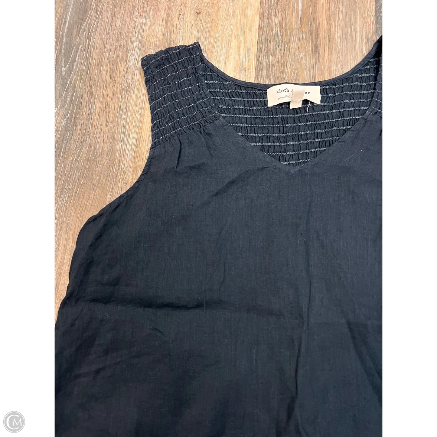 Top Sleeveless By Cloth & Stone In Navy, Size: Xs