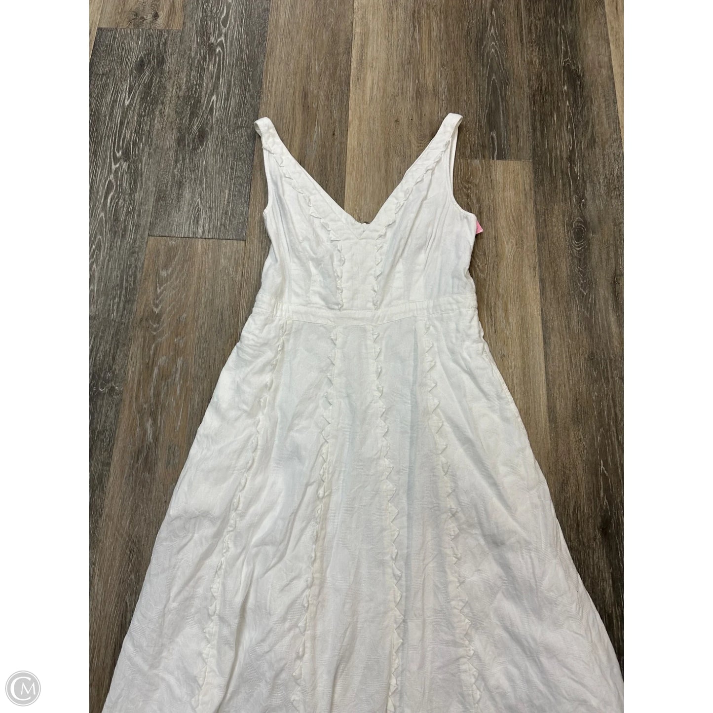 Dress Party Midi By Anthropologie In White, Size: 6