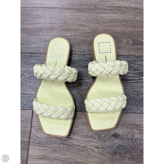 Sandals Flats By Dolce Vita In Yellow, Size: 7