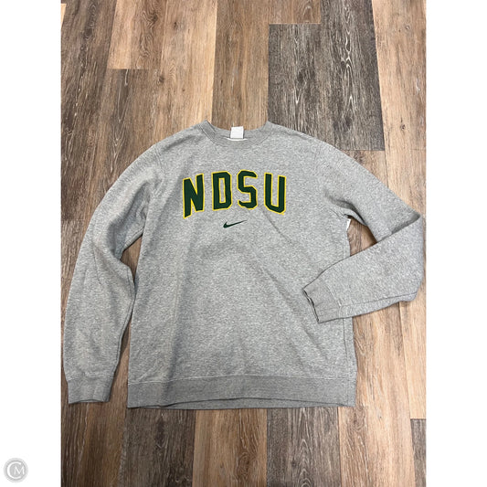 *Athletic Sweatshirt Crewneck By Nike Apparel In Grey, Size: M